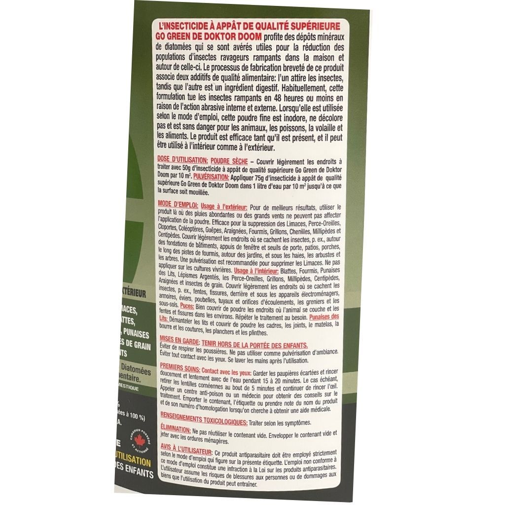 GoGreen Diatomaceous Earth Baited 1 kg