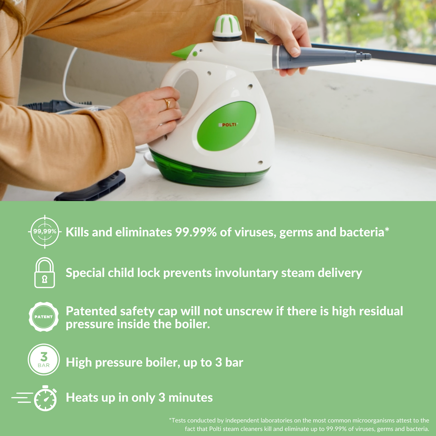 POLTI Easy Plus Steam Cleaner