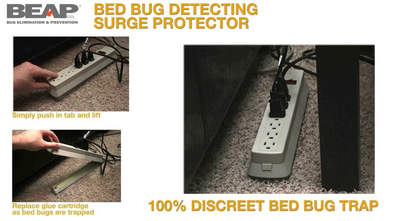 Bed Bug Detecting Surge Protector with LURE - Bed Bug SOS